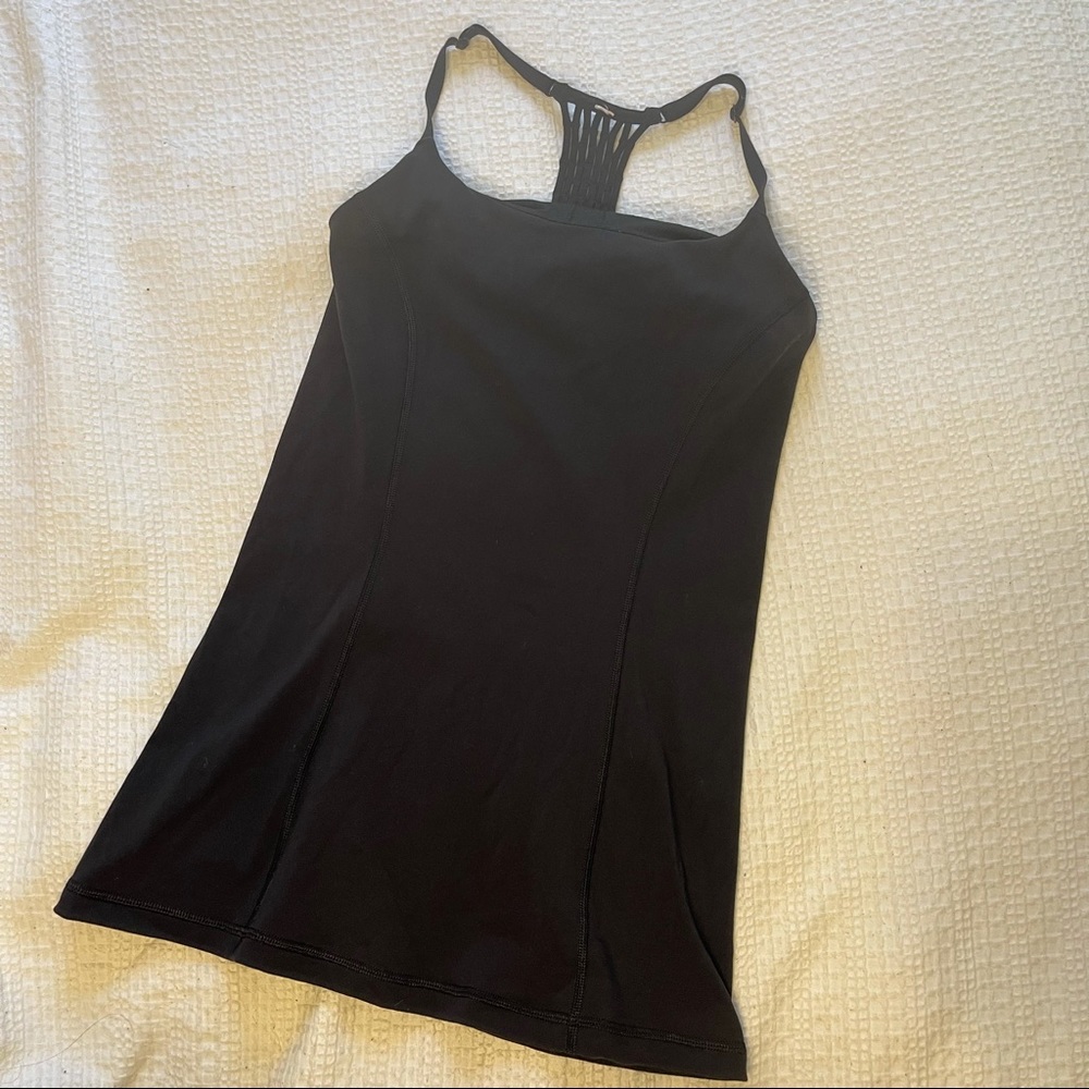 Lululemon Black Tank Top Sz 6